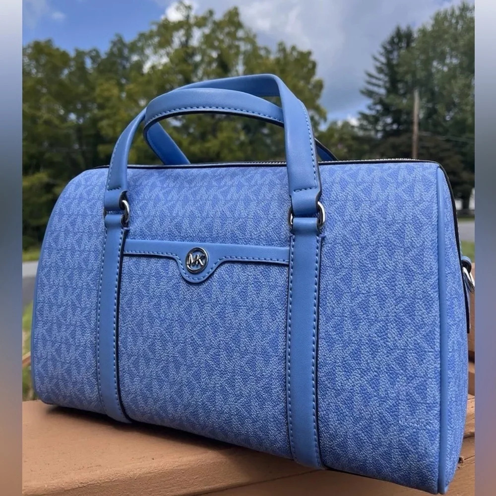 Michael Kors South Pacific Medium Duffle Satchel Crossbody Bag NWT - Picture 5 of 6